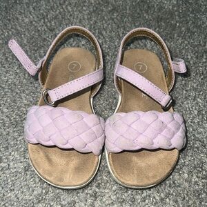Girls purple sandals size 7